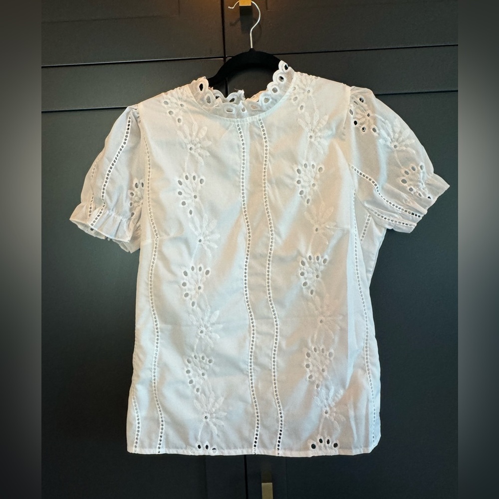 White lace top
